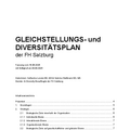 Gleichstellungs- und Diversitätsplan